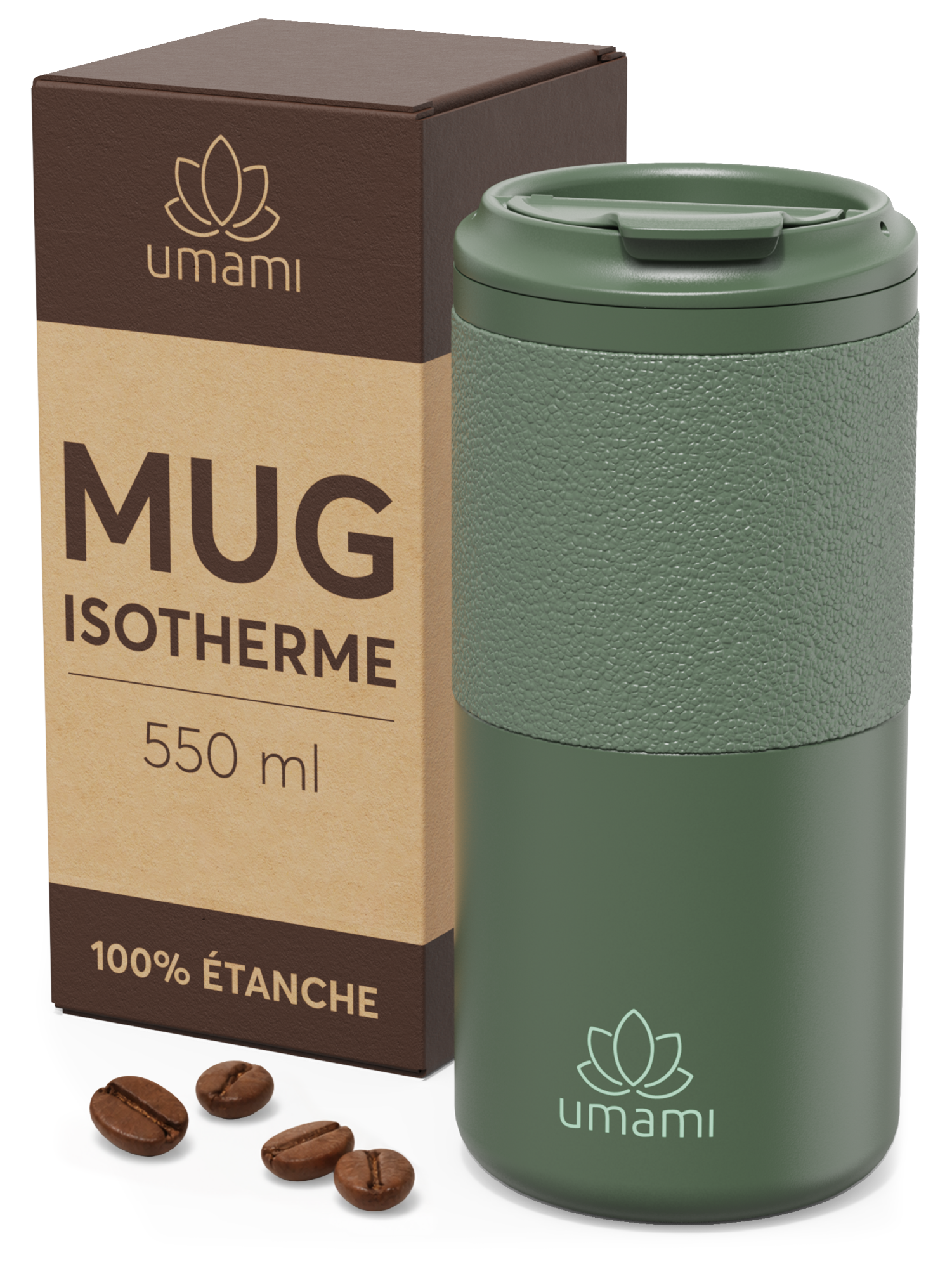 Thermobecher Grün 550 ml